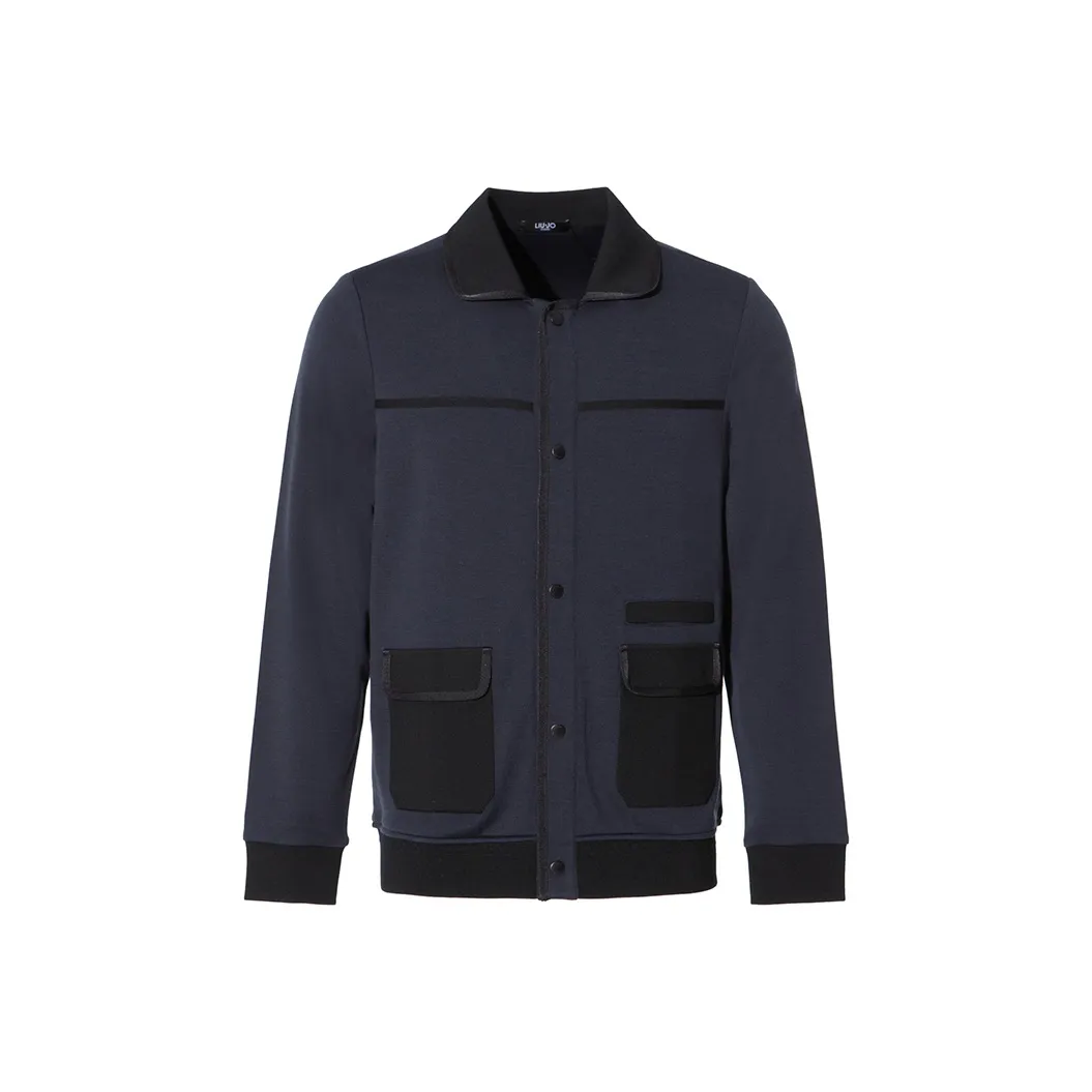 LIU·JO UOMO FW24 Куртки и Пальто Мужской Темно-синий Синий