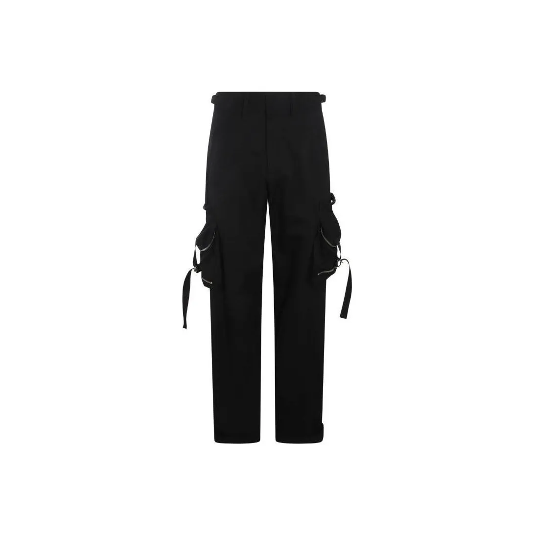 OFF WHITE Belted Straight Leg Trousers