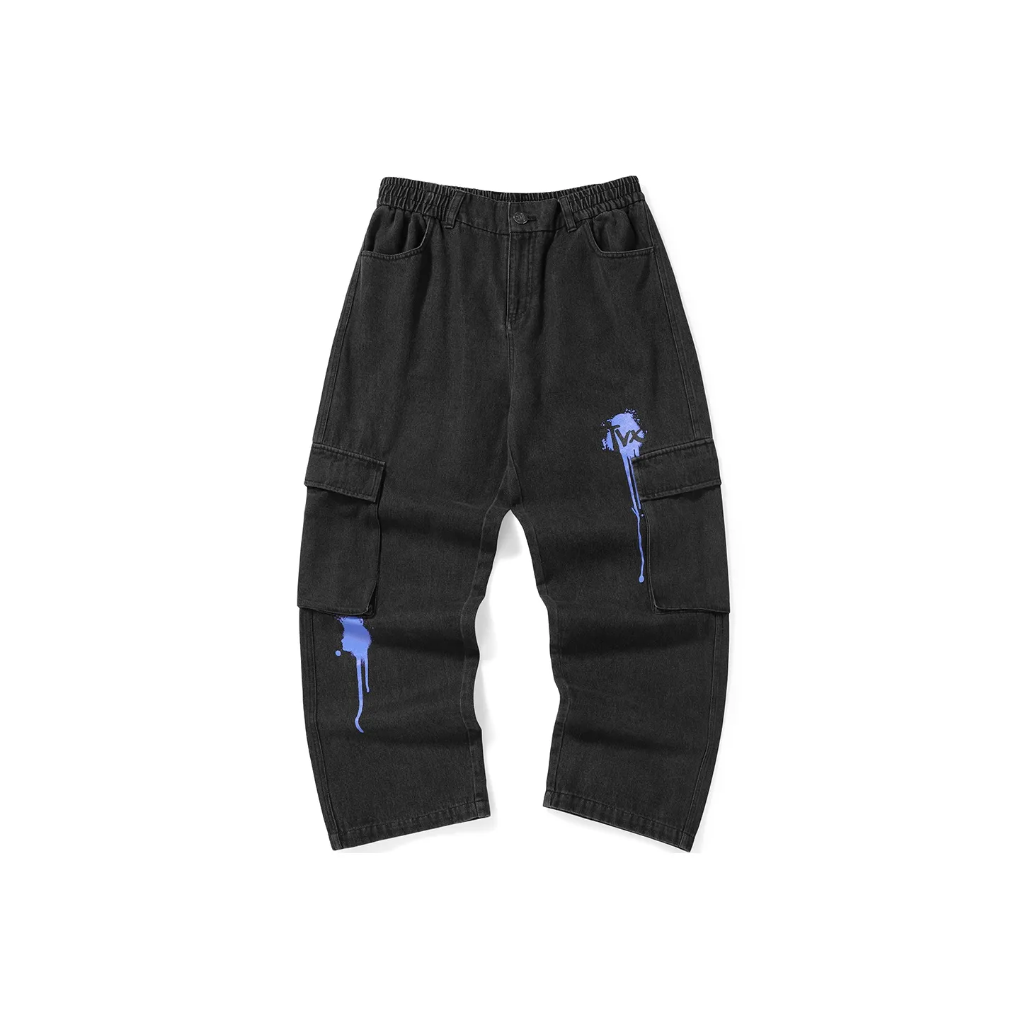TVX Straight Jeans Unisex Black Gray Color