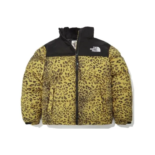 The North Face Nuptse Желтая унисекс пуховая куртка и зимнее пальто