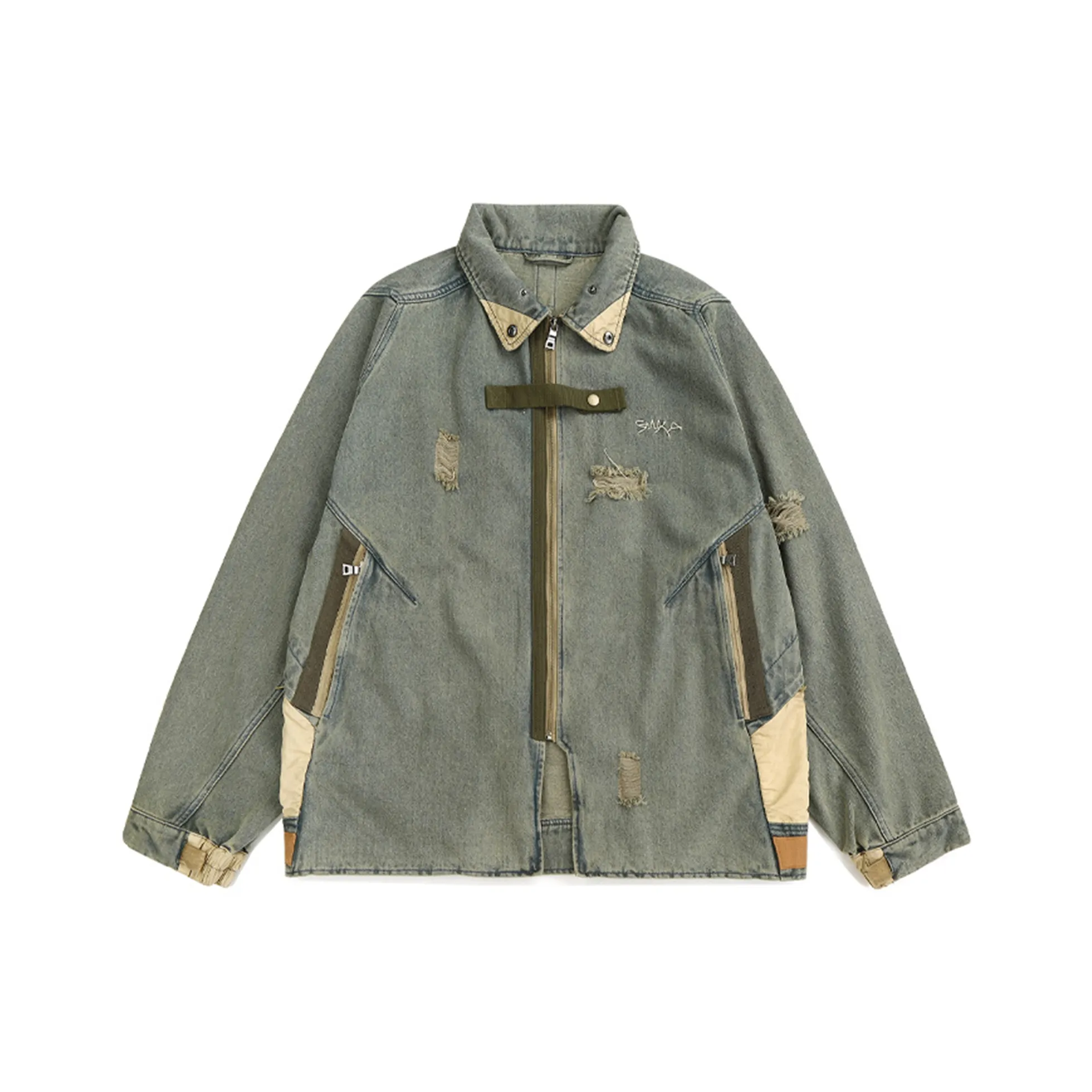Guuka Jackets Coats Men's Gray Green