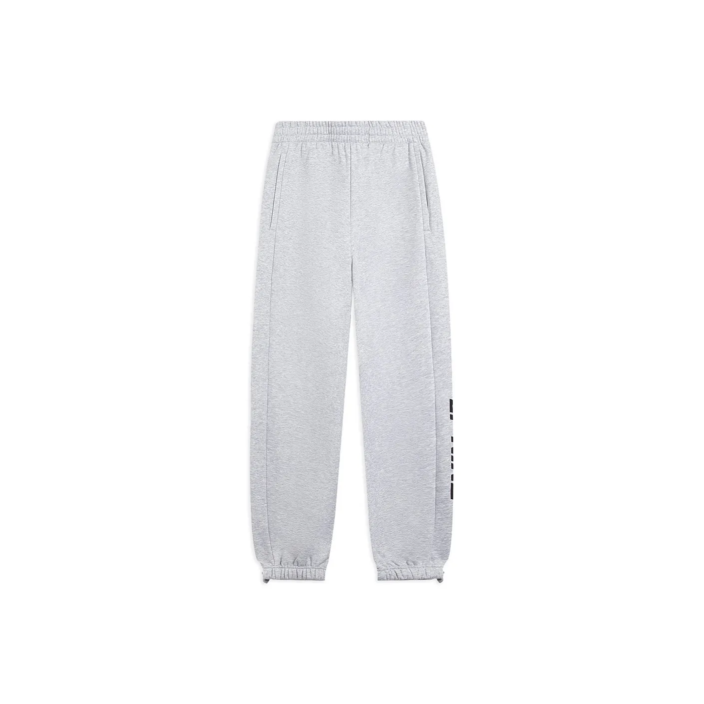 LiNing Sports Trend Series Knitted Sweatpants Unisex Heather Gray Light Ultimate Gray