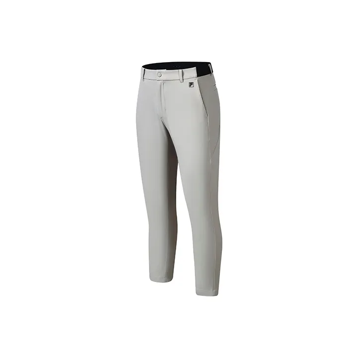 FILA Athletics Knitted Sweatpants Men's Gray Brown Khaki