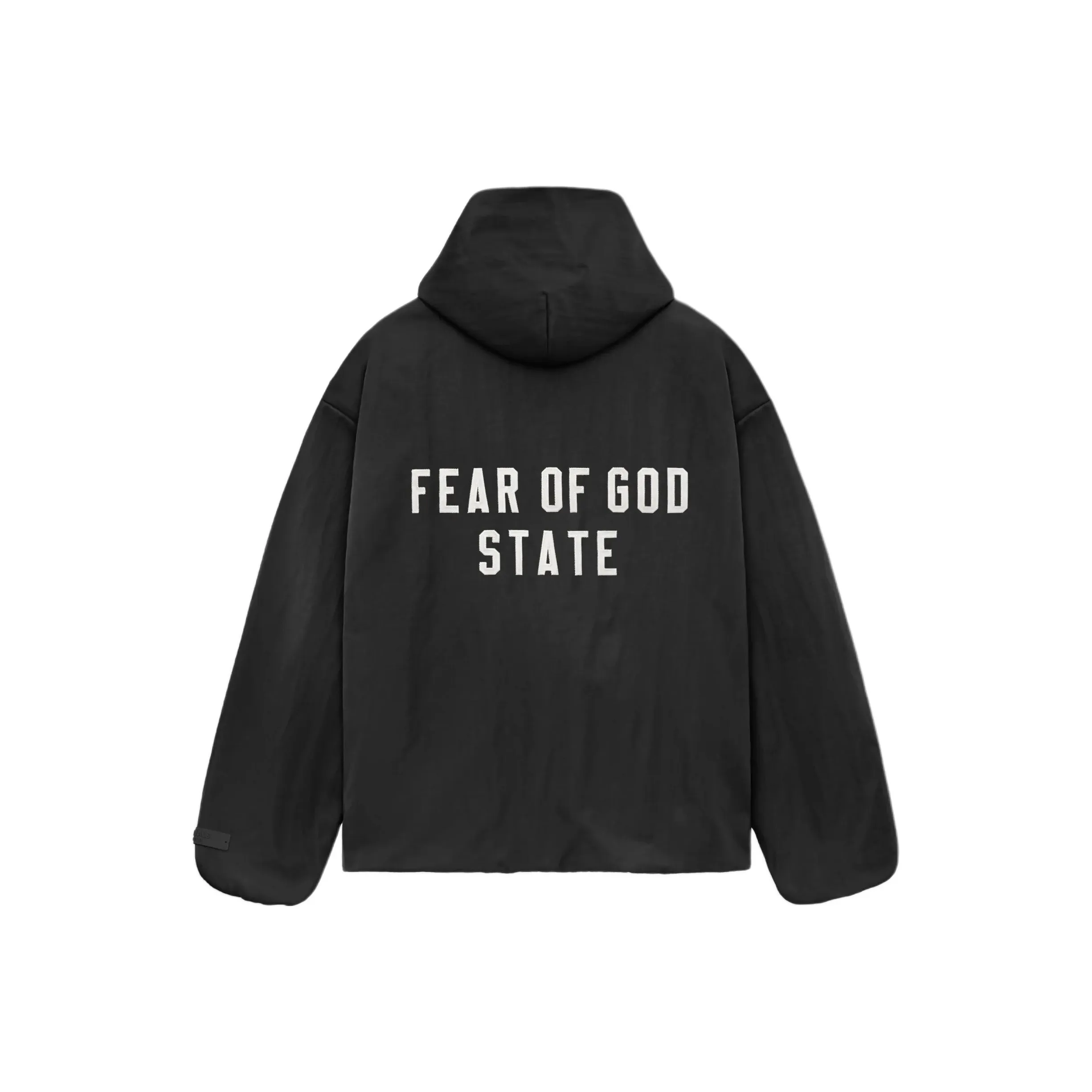 Fear Of God Essentials Textured Nylon Hooded Coaches Jacket 