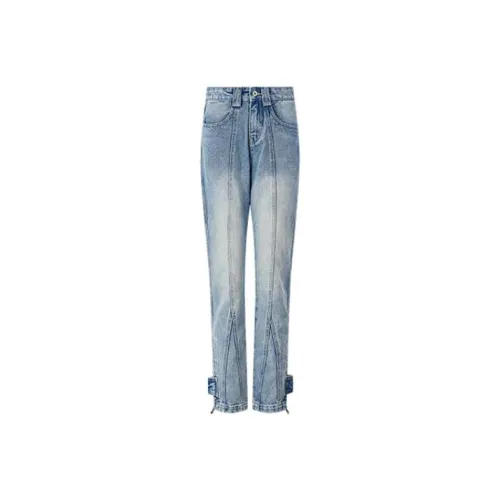 KREATE DENIM серия с процессом стирки Унисекс Джинсы