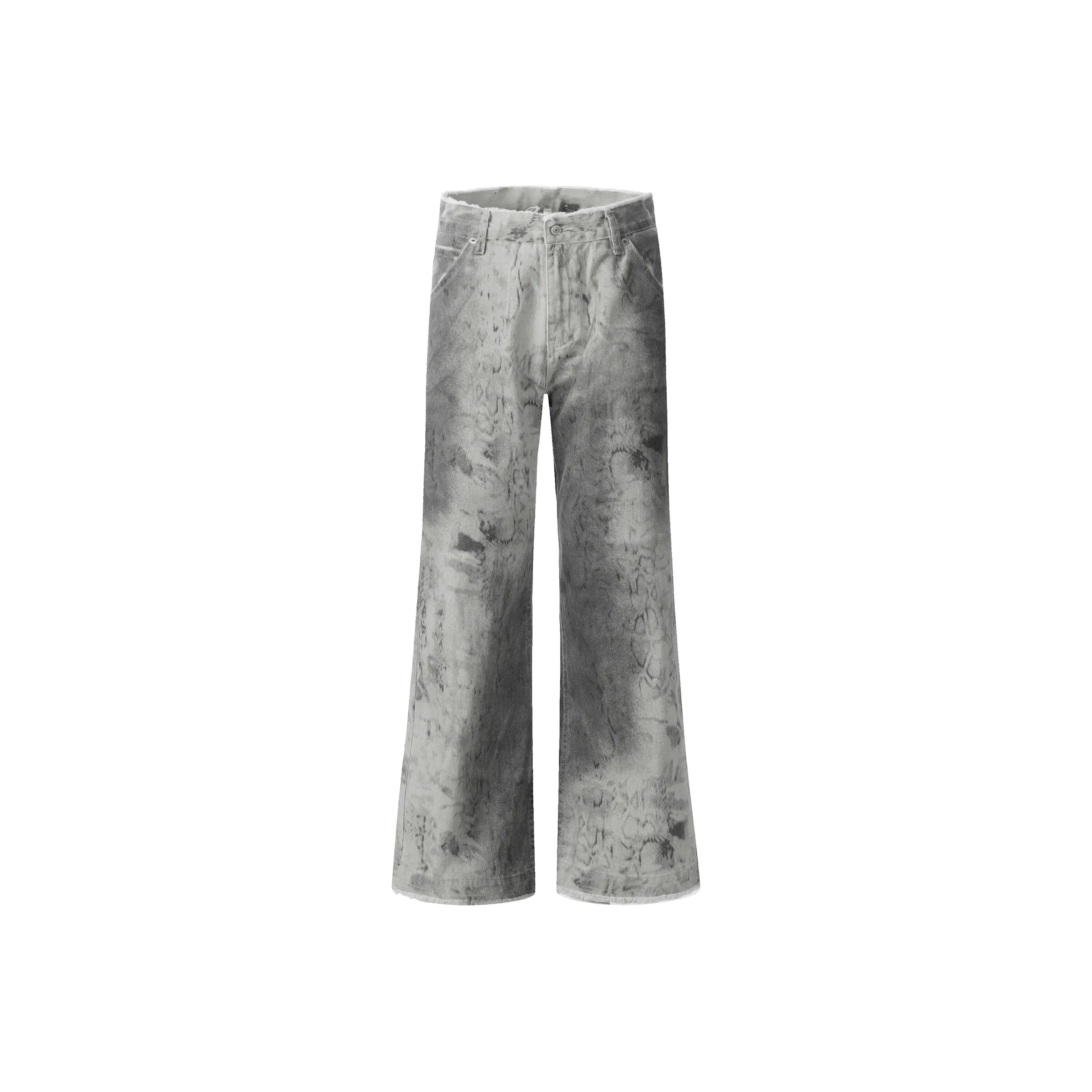 DAYNY Роскошная уличная одежда Джинсы Унисекс Светлый Серый