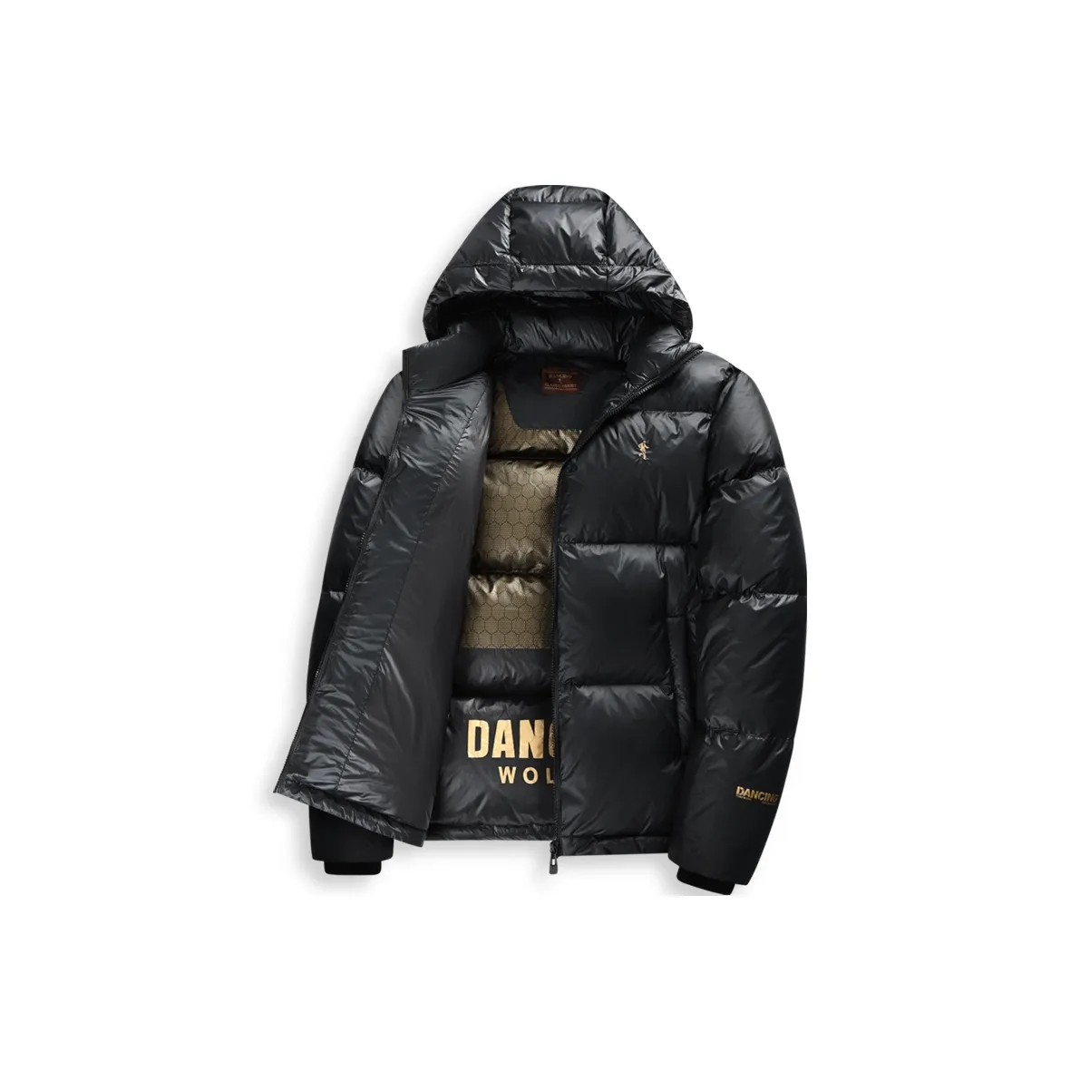 Dance with Wolves Пуховик Мужской Черный