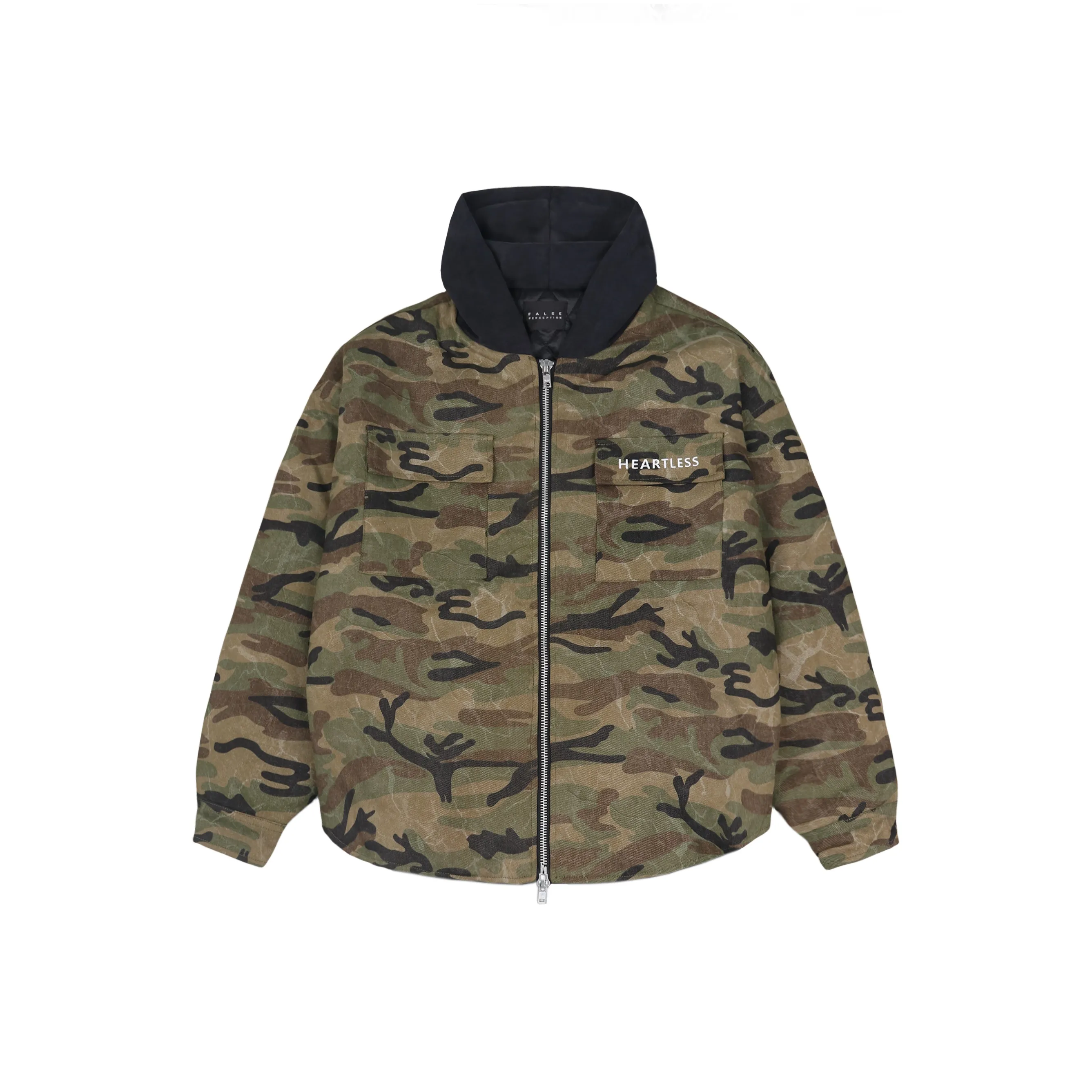 False Perception Куртки Пальто Унисекс Армейский зеленый