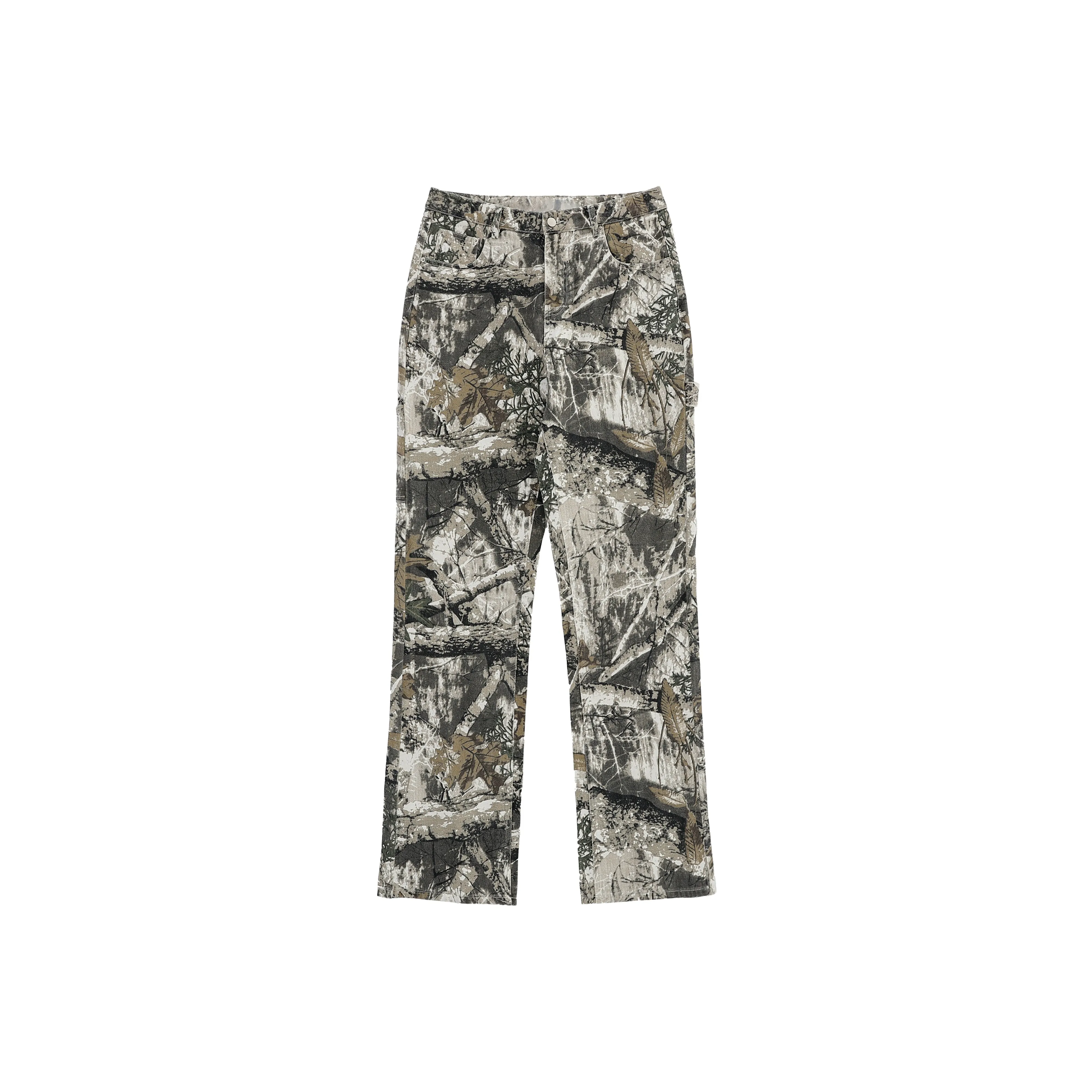 ANYWEARLAB Cargo Pants Unisex Camouflage Gray