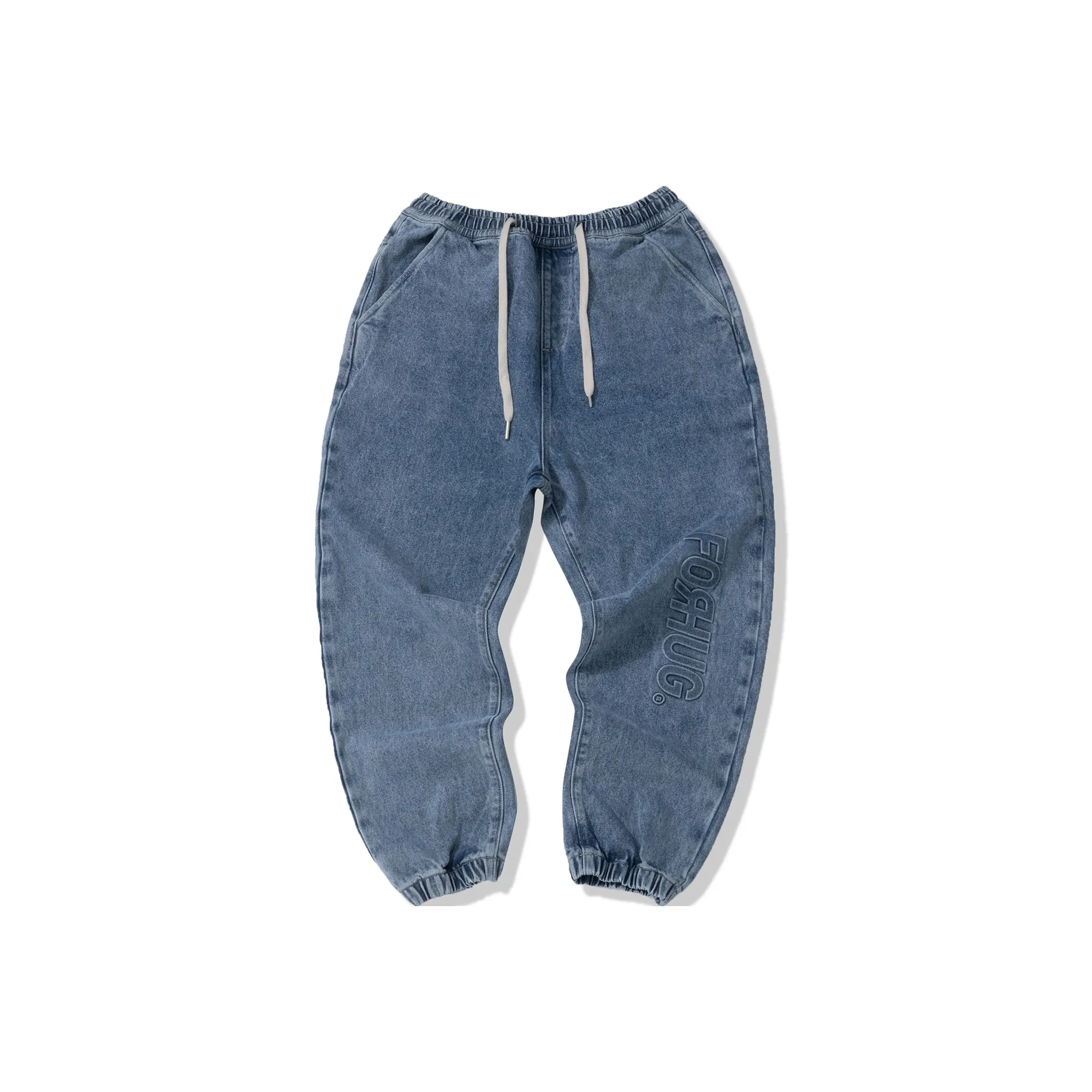 FORHUG Jeans Unisex Denim Blue