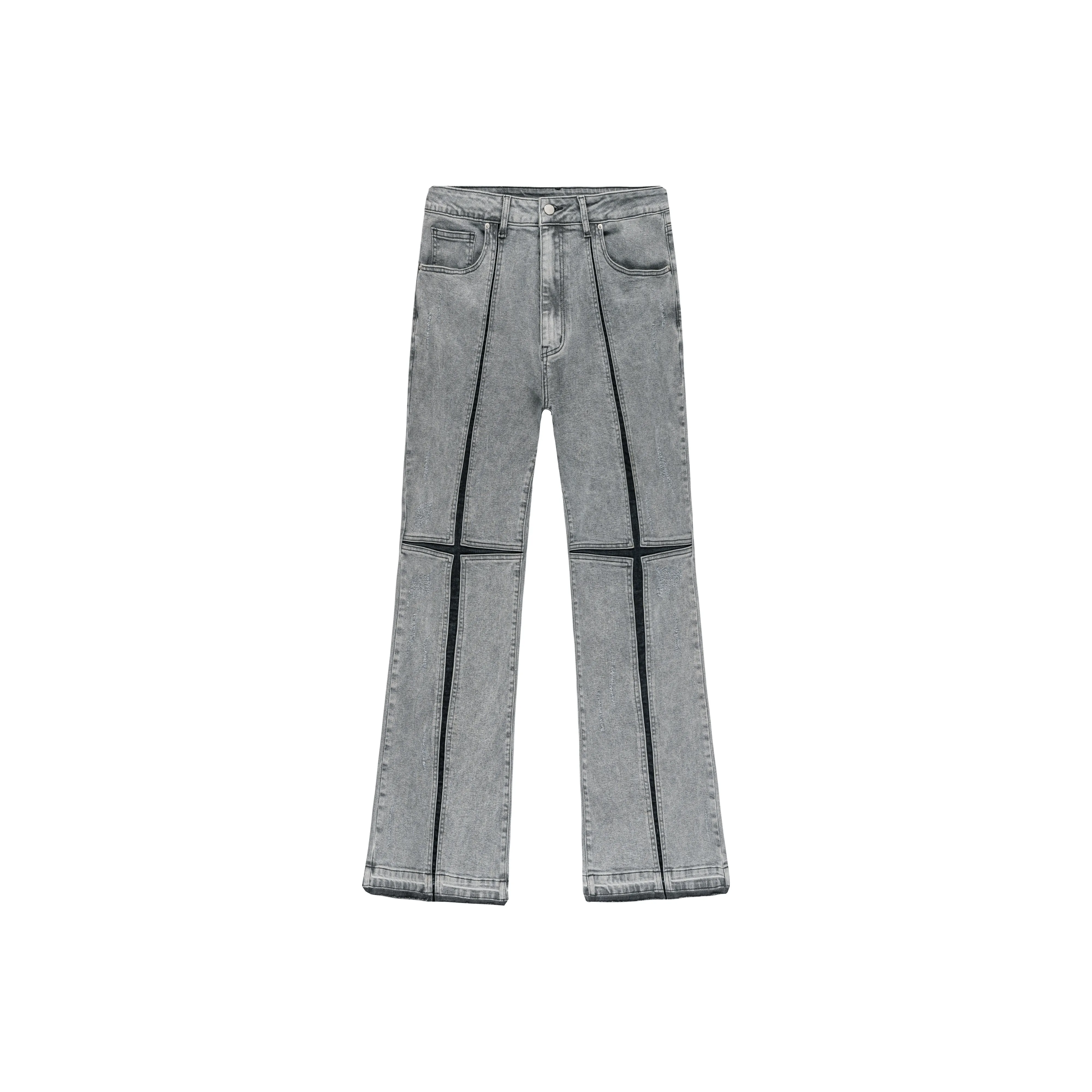 XINYINSU Jeans Unisex Gray