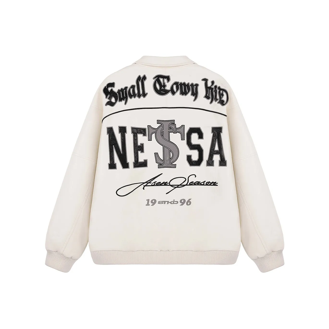 STK SMALL TOWN KID Leather Jacket Unisex