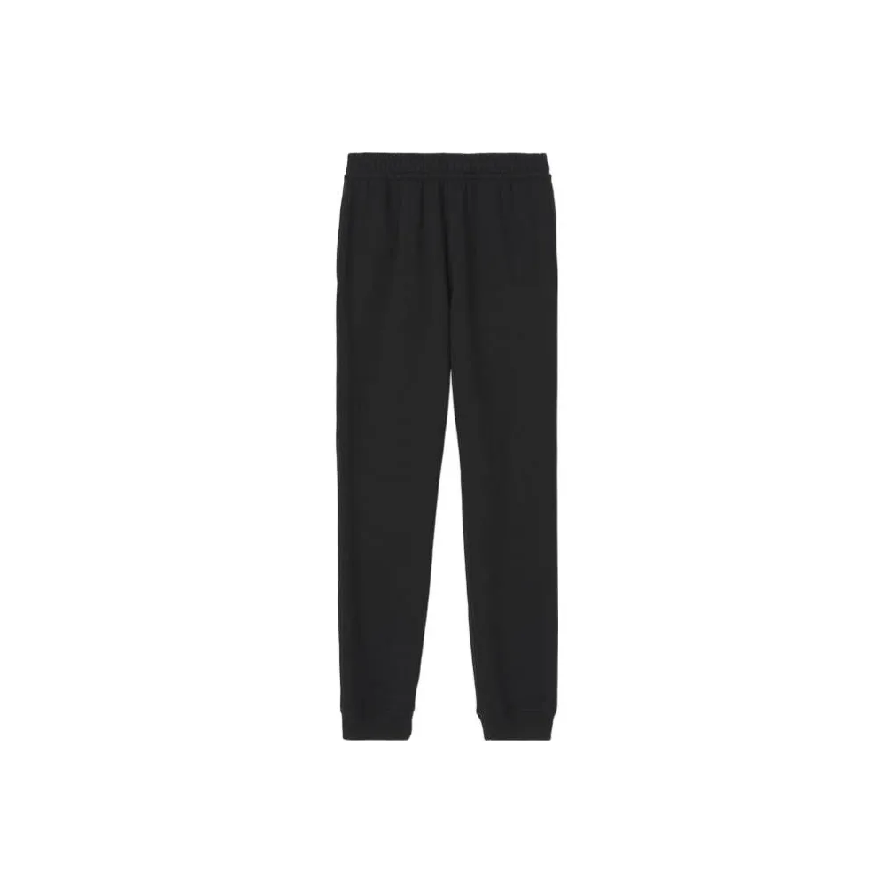 Burberry SS22 Straight Fit Elastic Cuff Sports Sweatpants Men's Black 80507331