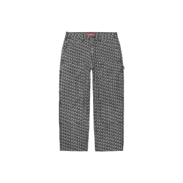 Supreme Monogram Double Knee Denim Painter Pant FW21