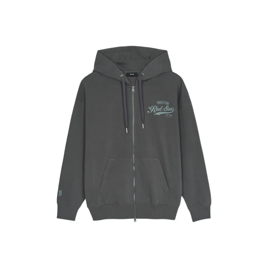 MLB Boston Red Sox Varsity Jackets Coats Unisex Dark Gray