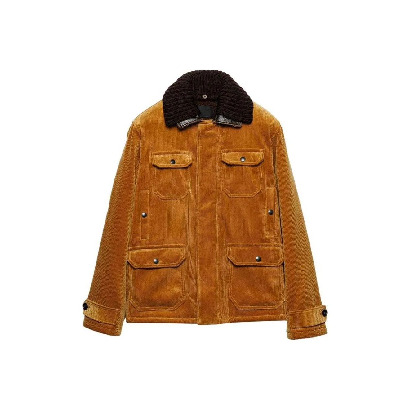 PRADA Long Sleeved Corduroy Shirt Jacket