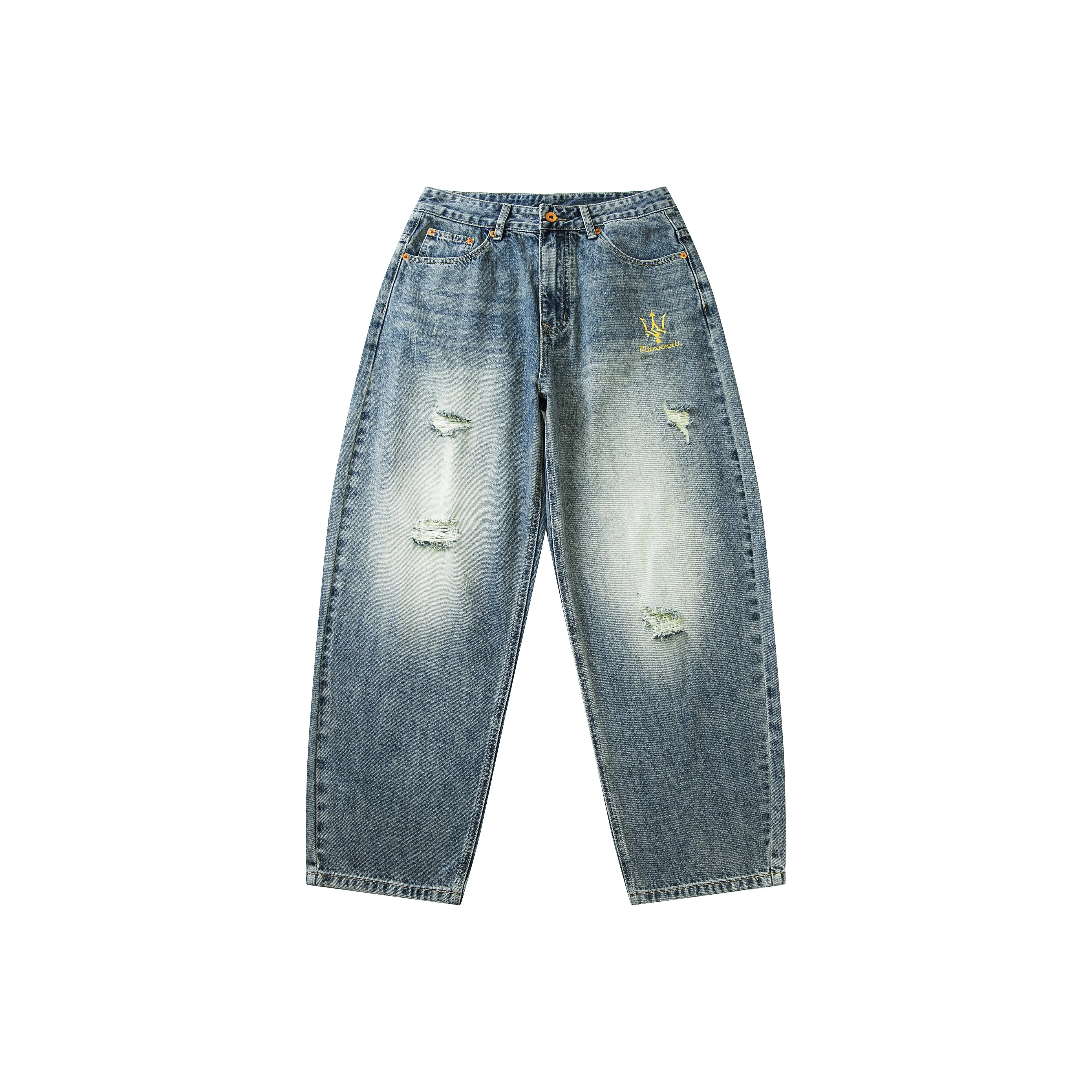 Maserati Синие Унисекс Джинсы