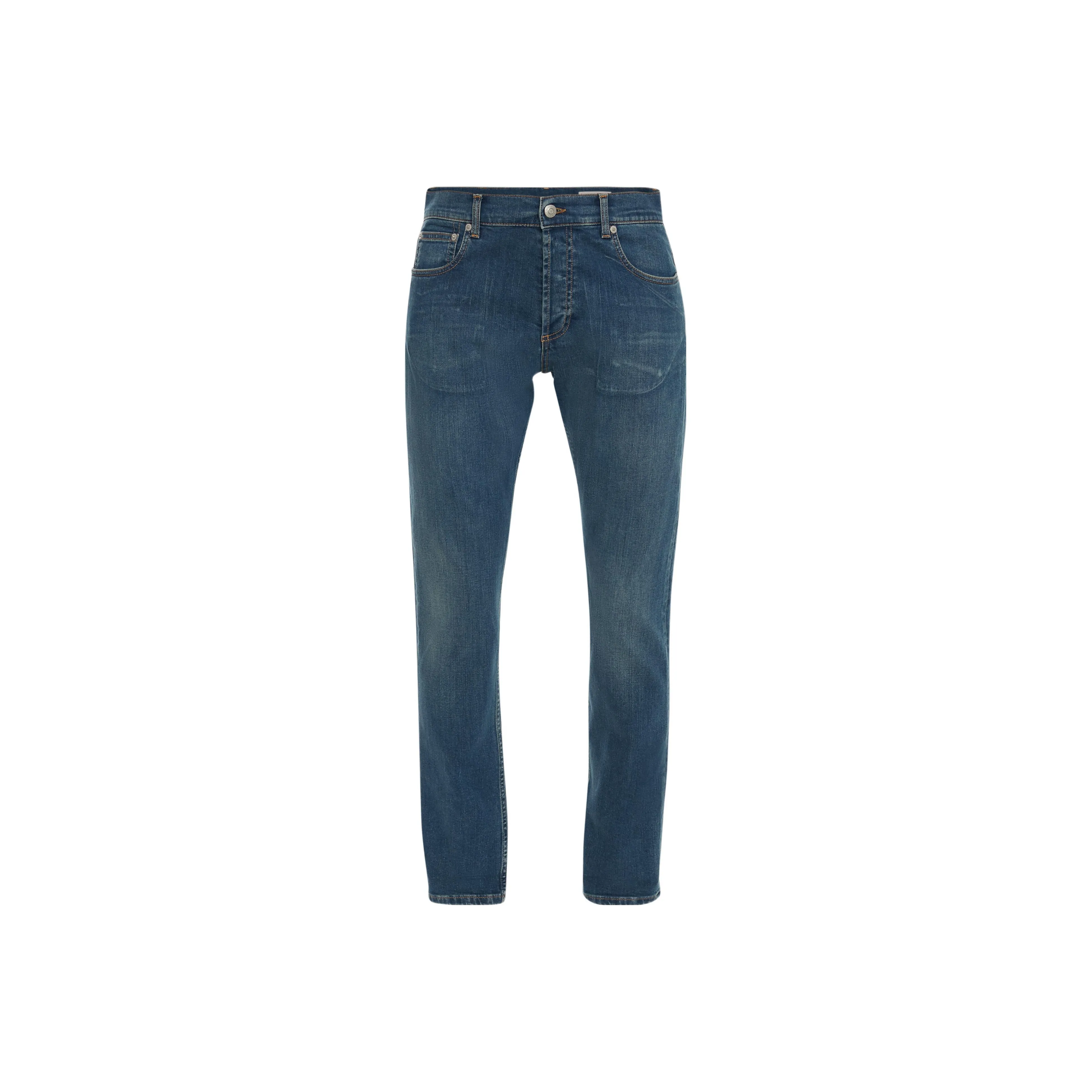 Alexander McQueen Washed Straight Leg Jeans