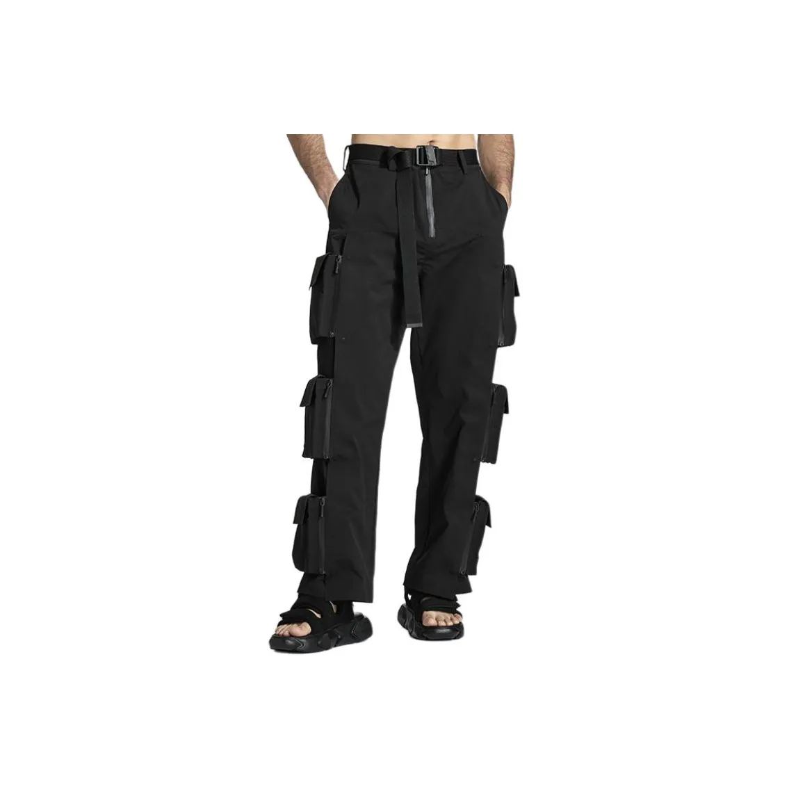 NORVINCY Western Outdoor Tactical Black Warrior Cargo Pants Men's