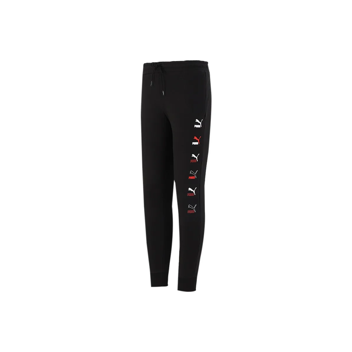 PUMA CLASSICS GRAPHICS Knitted Sports Pants Men's Black