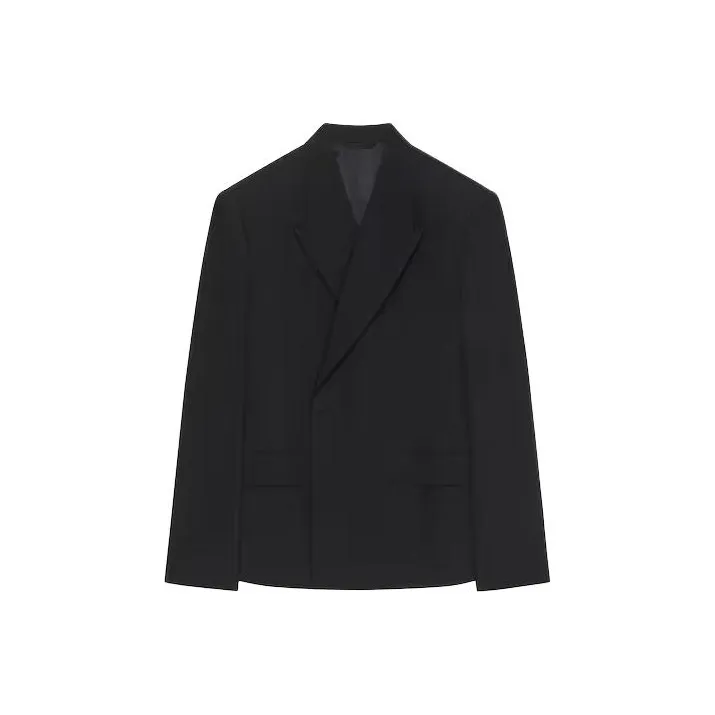 GIVENCHY Boxy Fit Jacket In Wool Jackets & Coats Men's Black