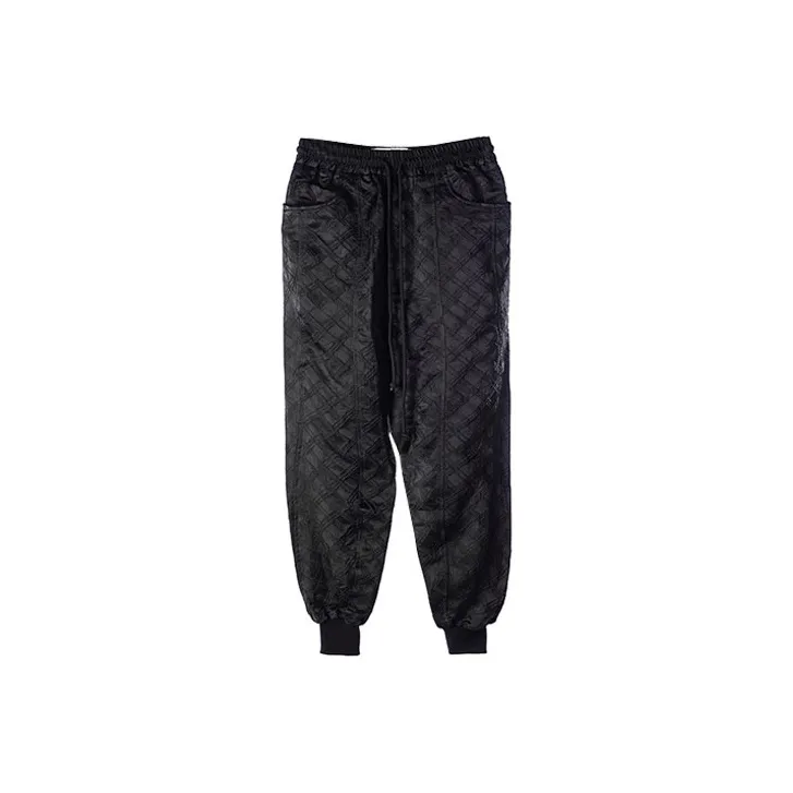 SONG FOR THE MUTE Knitted Sweatpants Men's Black