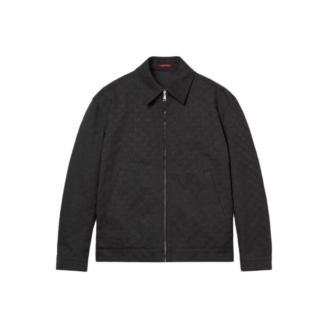 GUCCI FW24 Reversible Nylon And Gg Canvas Jacket Jackets & Coats Men's Black