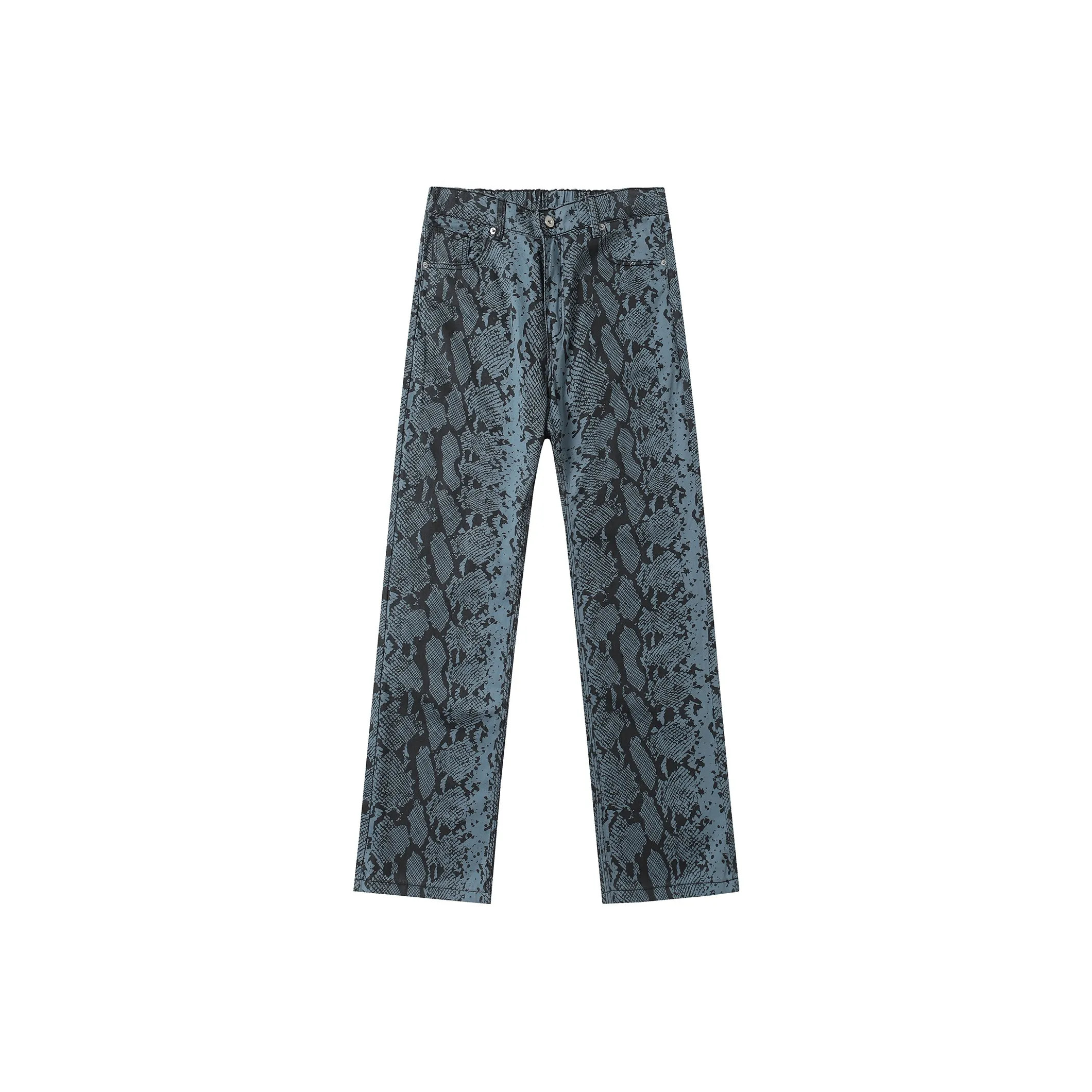 Michael Rock Джинсы Мужские с принтом змеи