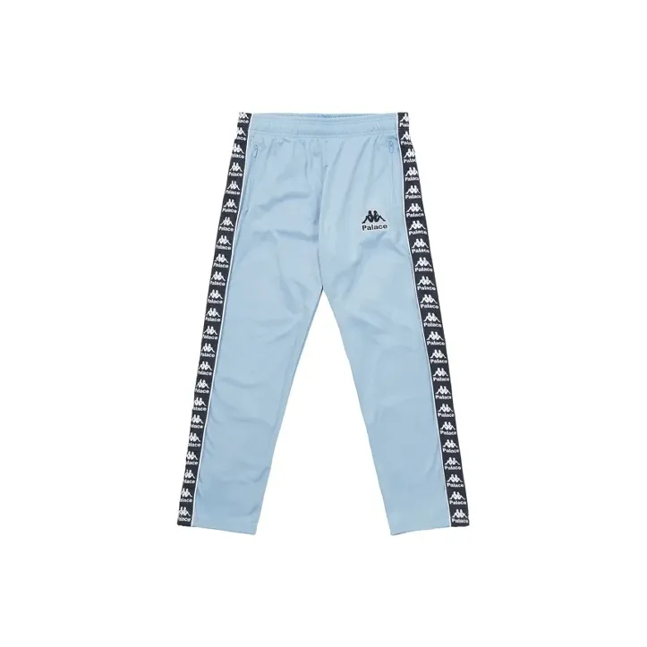 Дворцово-синие унисекс вязаные тренировочные брюки