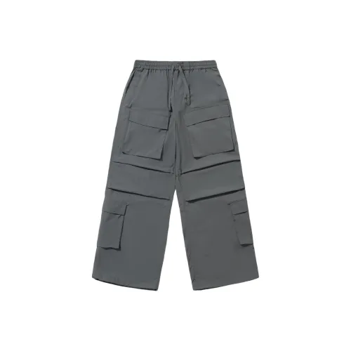 EGO FETCH SS24 Series Серые Унисекс Брюки с карманами
