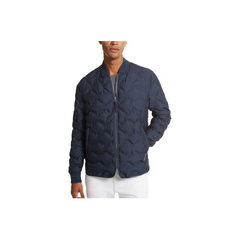 MICHAEL KORS FW23 Хлопковый пуховик Мужской Темно-синий