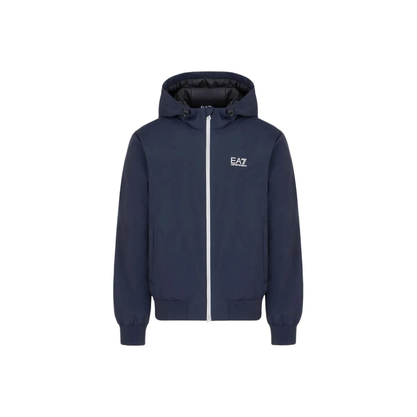 EMPORIO ARMANI EA7 FW24 Хлопковый пуховик Мужской Темно-синий