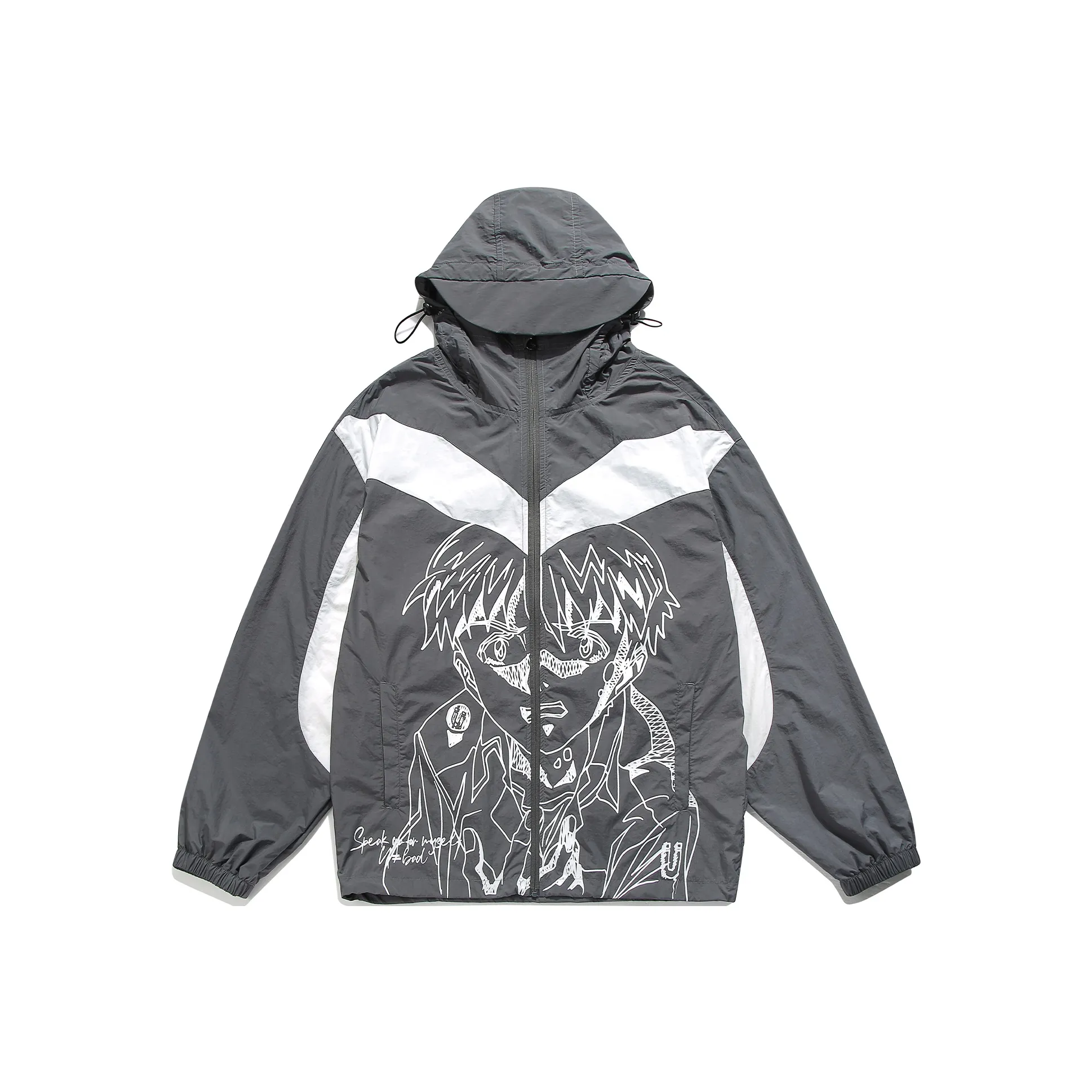 Guuka Trench Coats Men's Gray