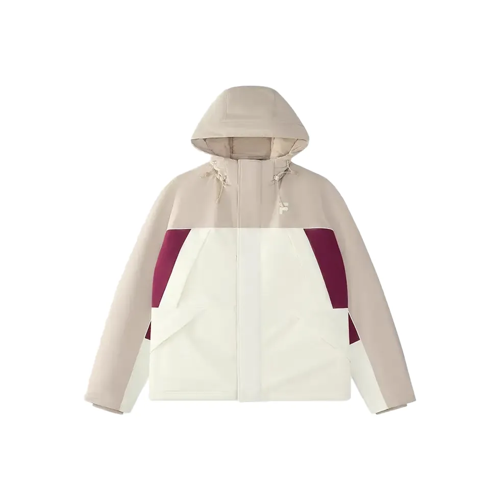 FILA FUSION FOB Series Puffer Jacket Unisex Feather Gray
