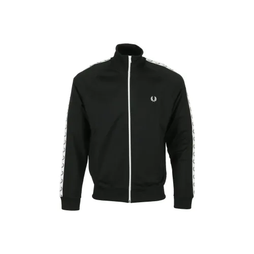 FRED PERRY Черная Мужская Куртка