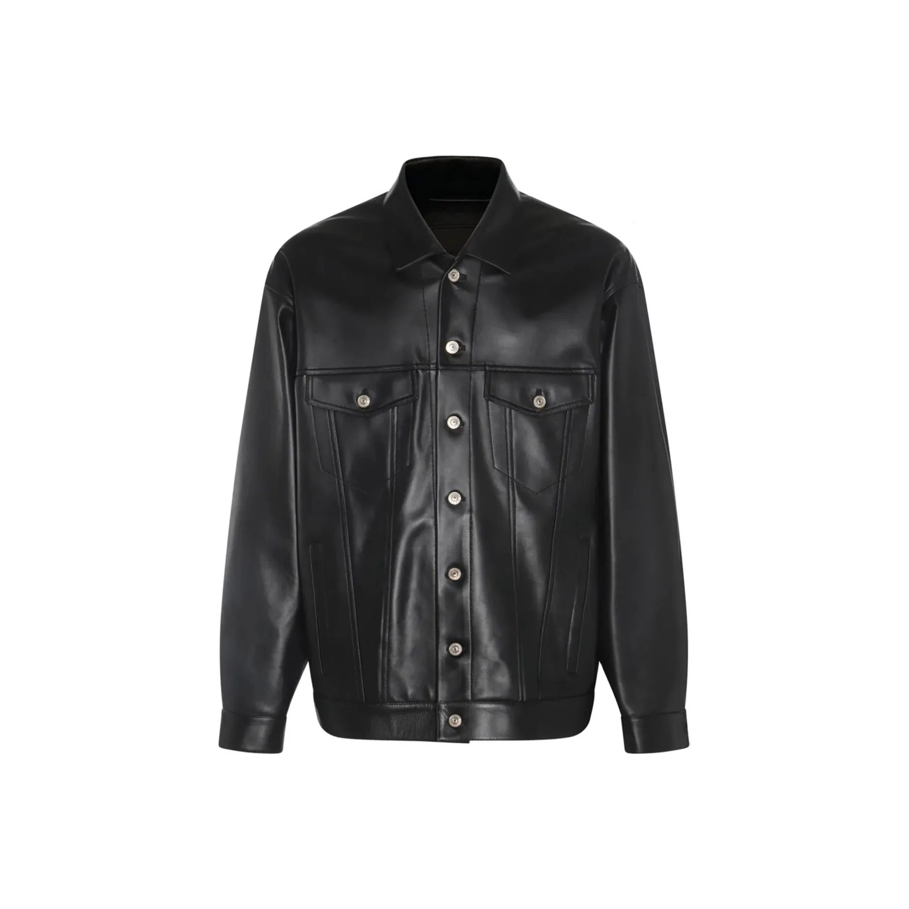 Balenciaga Collared Button Up Jacket
