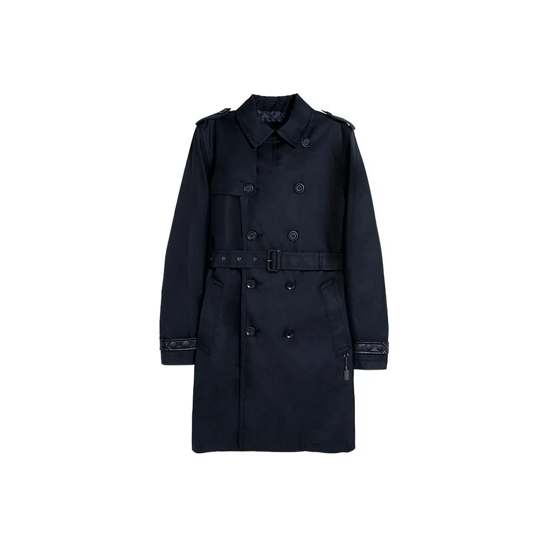 COACH SS23 Trench Coat Men's Black