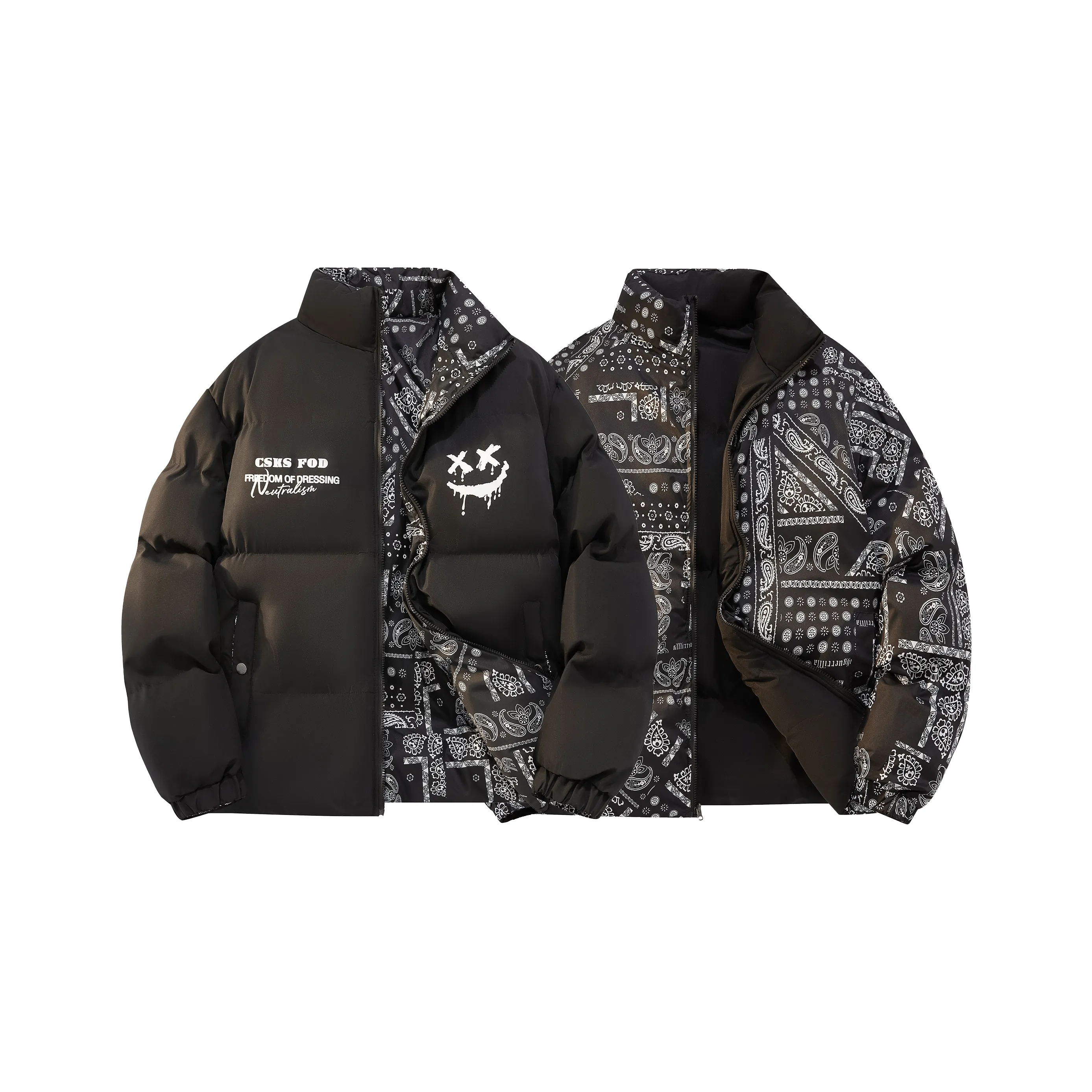 CSKS Puffer fitted Jackets Unisex