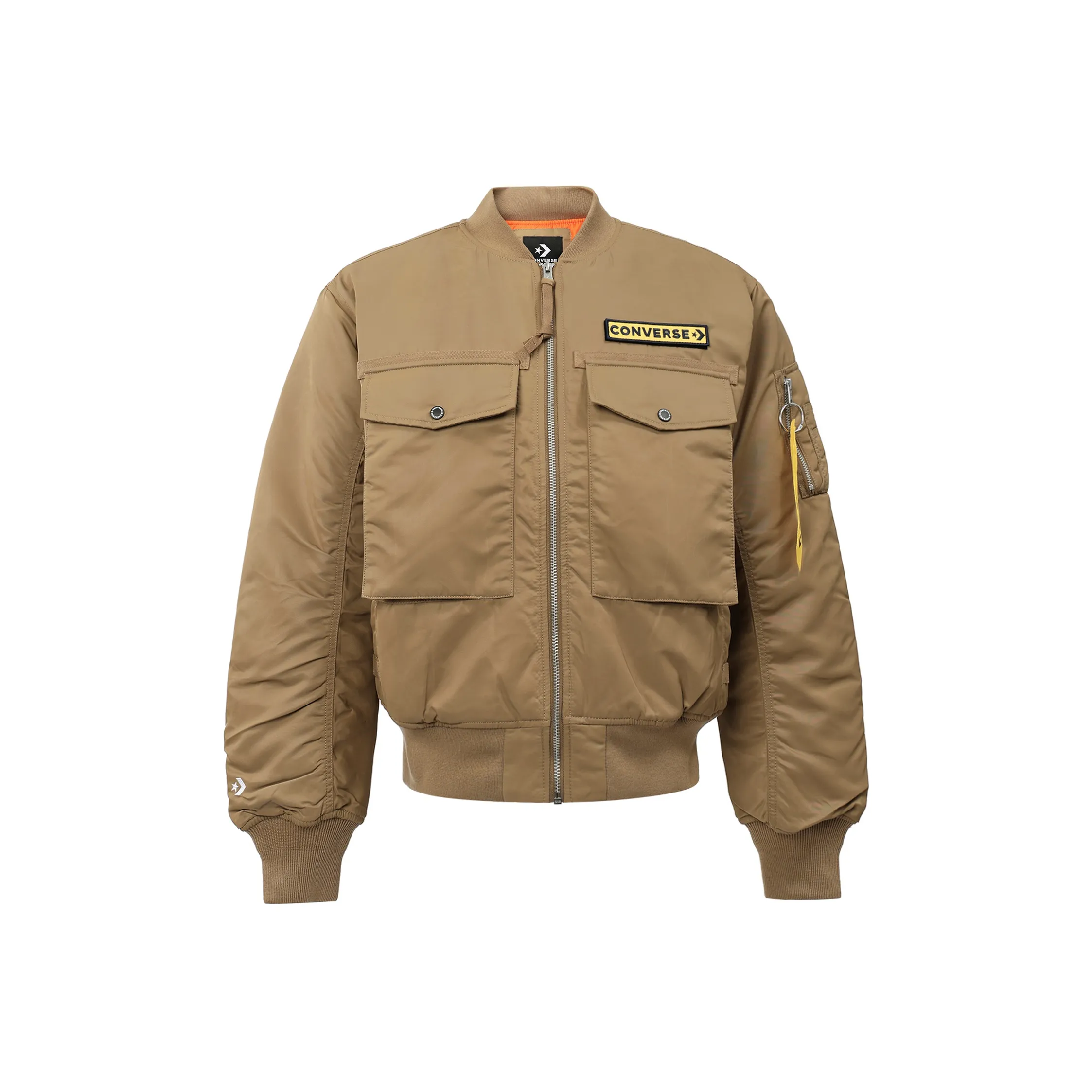 Конверс Хлопковый пуховик унисекс хаки