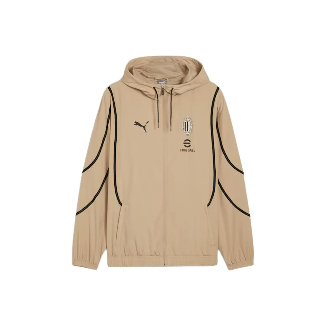 PUMA AC MILAN SS24 Куртка Мужская Коричневый Черный