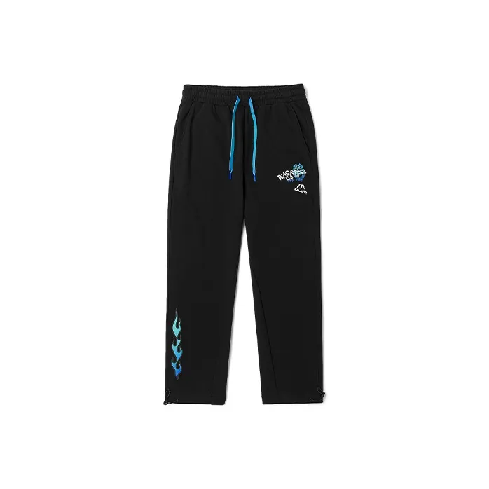 KAPPA Черные 990 Мужские Вязаные Тренировочные Штаны