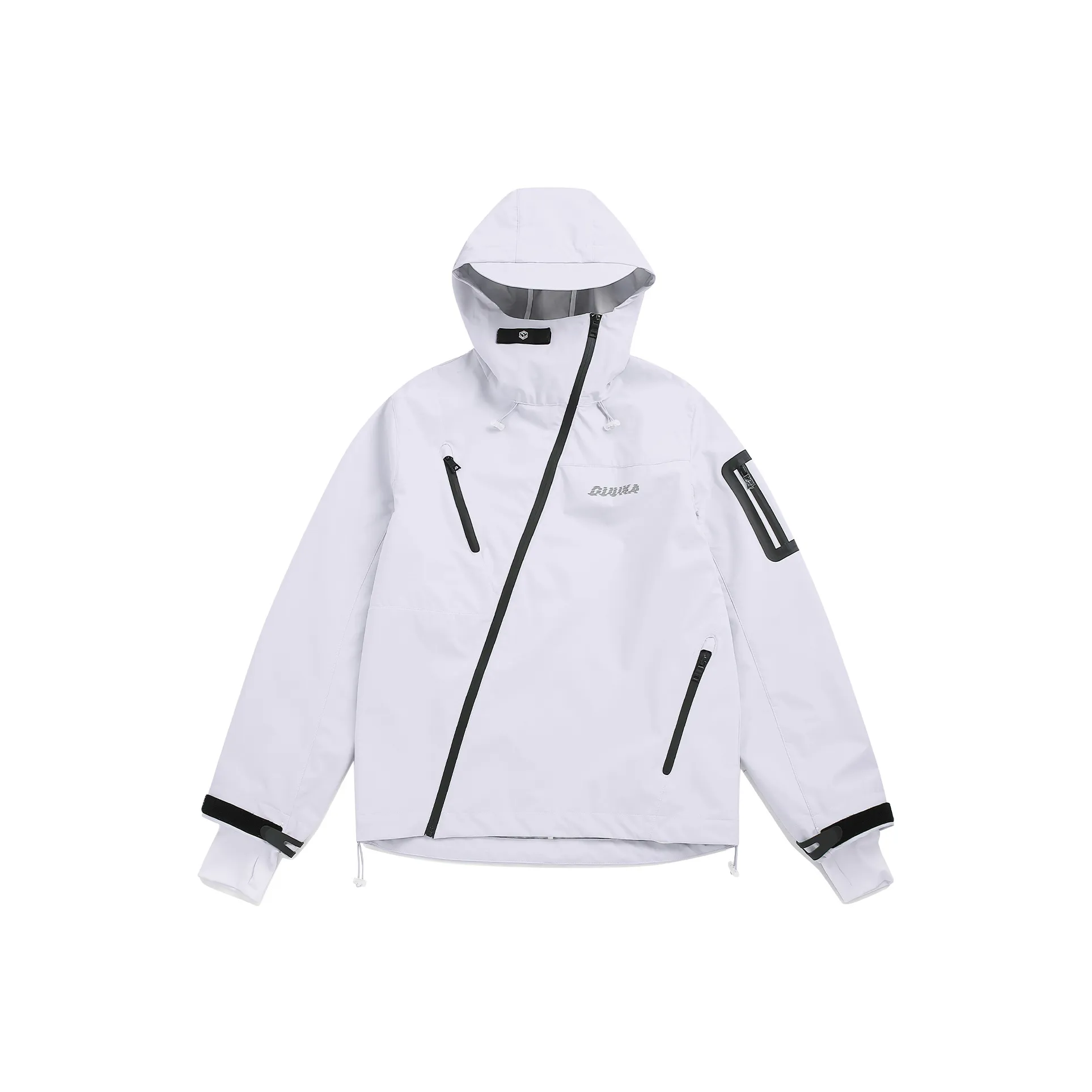 Guuka Trench Coats Men's Light Gray