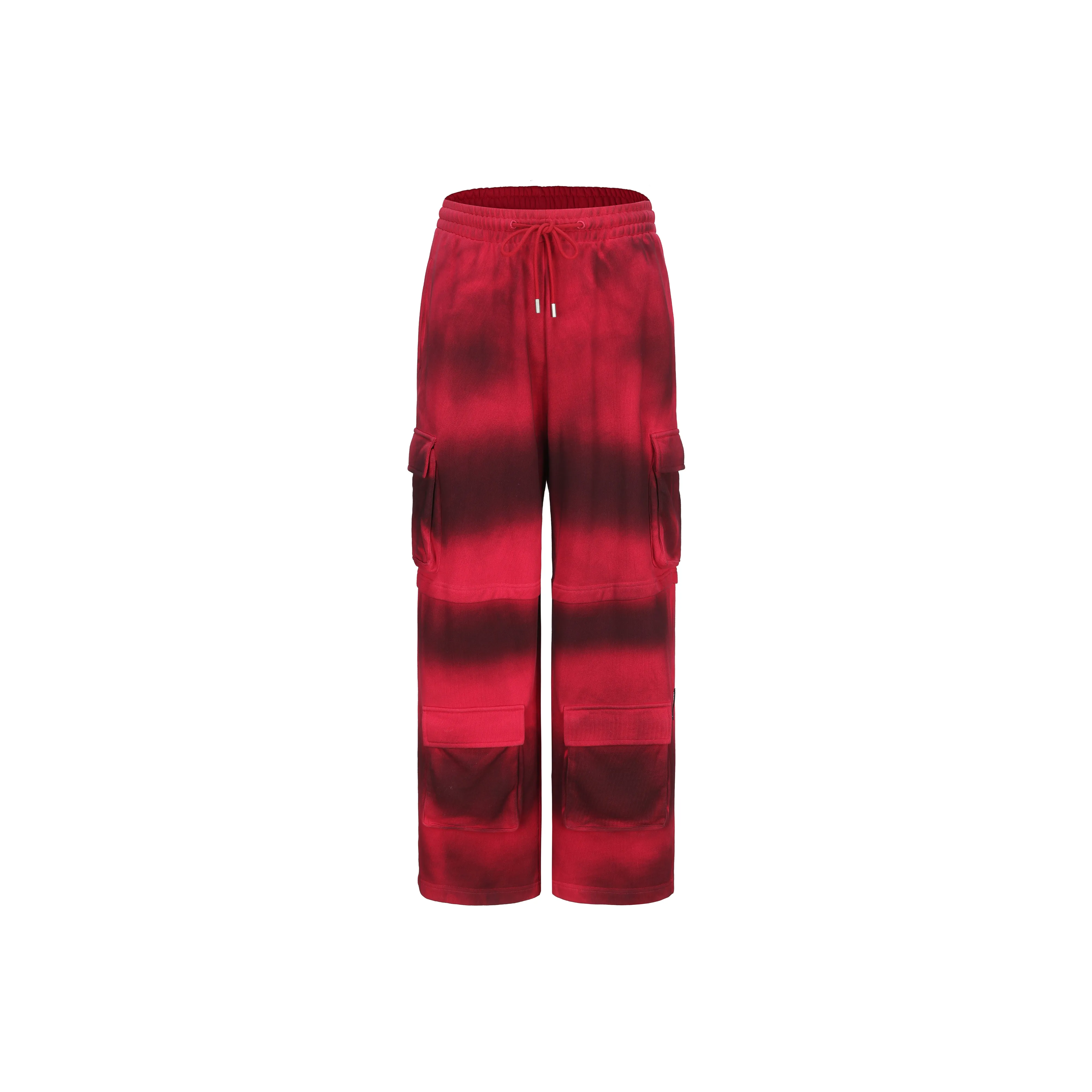 VANN VALRENCÉ Карго-брюки Унисекс Смешанный Красный