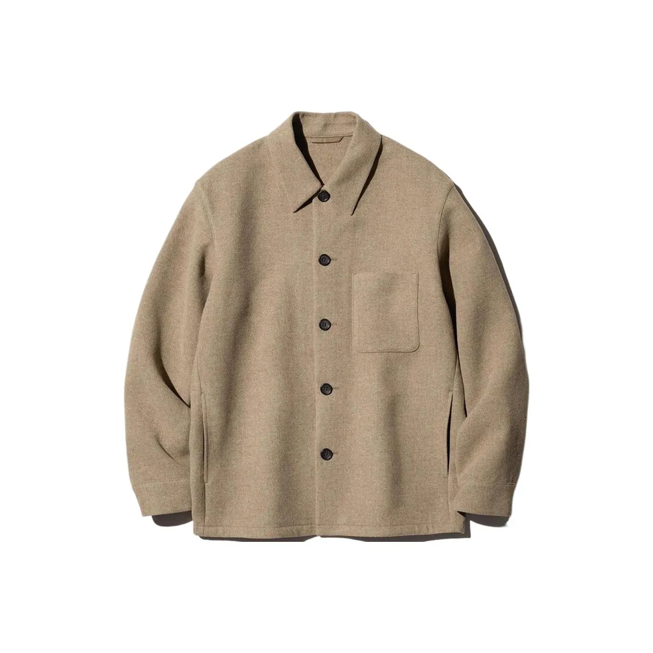 UNIQLO Куртки и Пальто Унисекс Темно-Бежевый