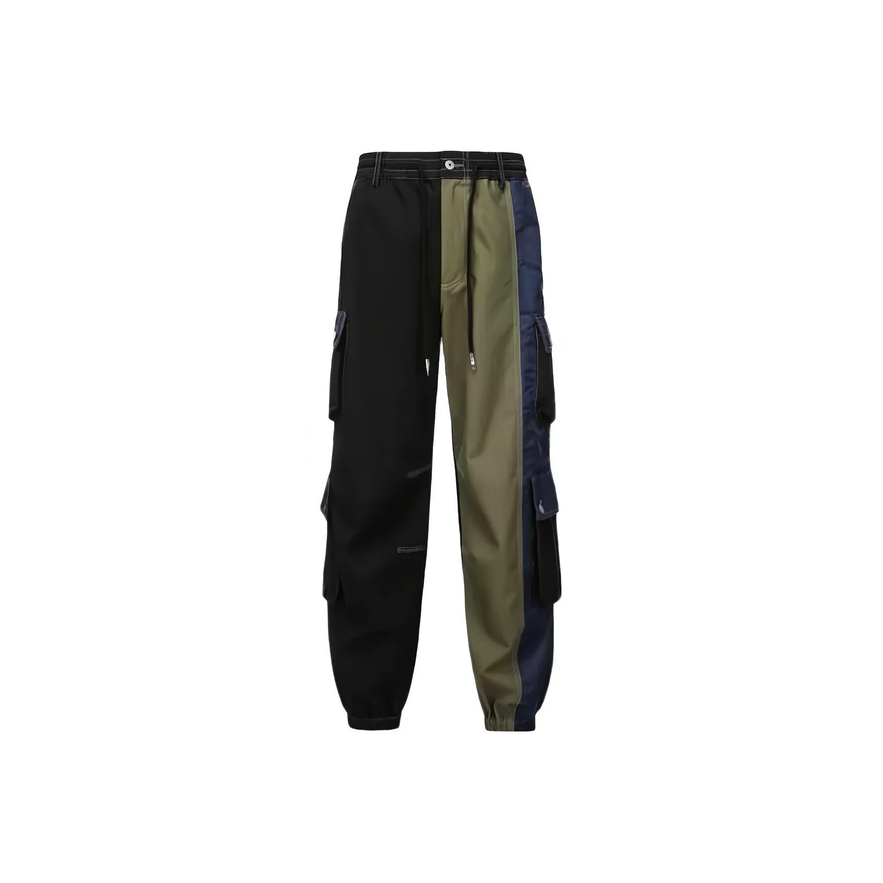 Feng Chen Wang Deconstruction Cargo Pants Men's Black