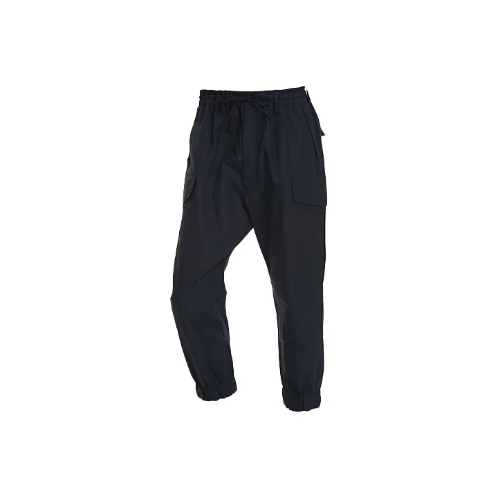 Y 3 Casual Pants Men's Navy Blue