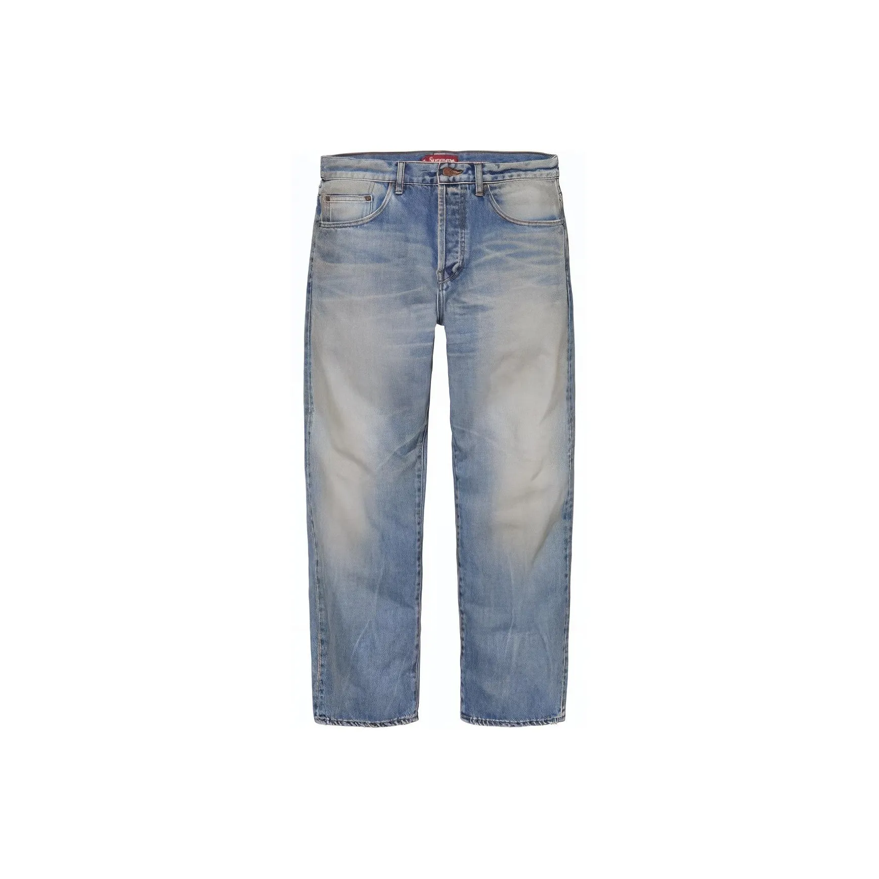 Supreme Distressed Loose Fit Selvedge Jean FW24