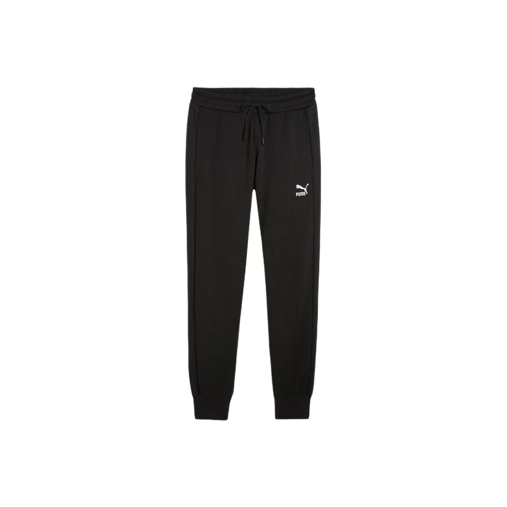 PUMA T7 Track Casual PANTS DK Knitted Sweatpants Men's Black 01