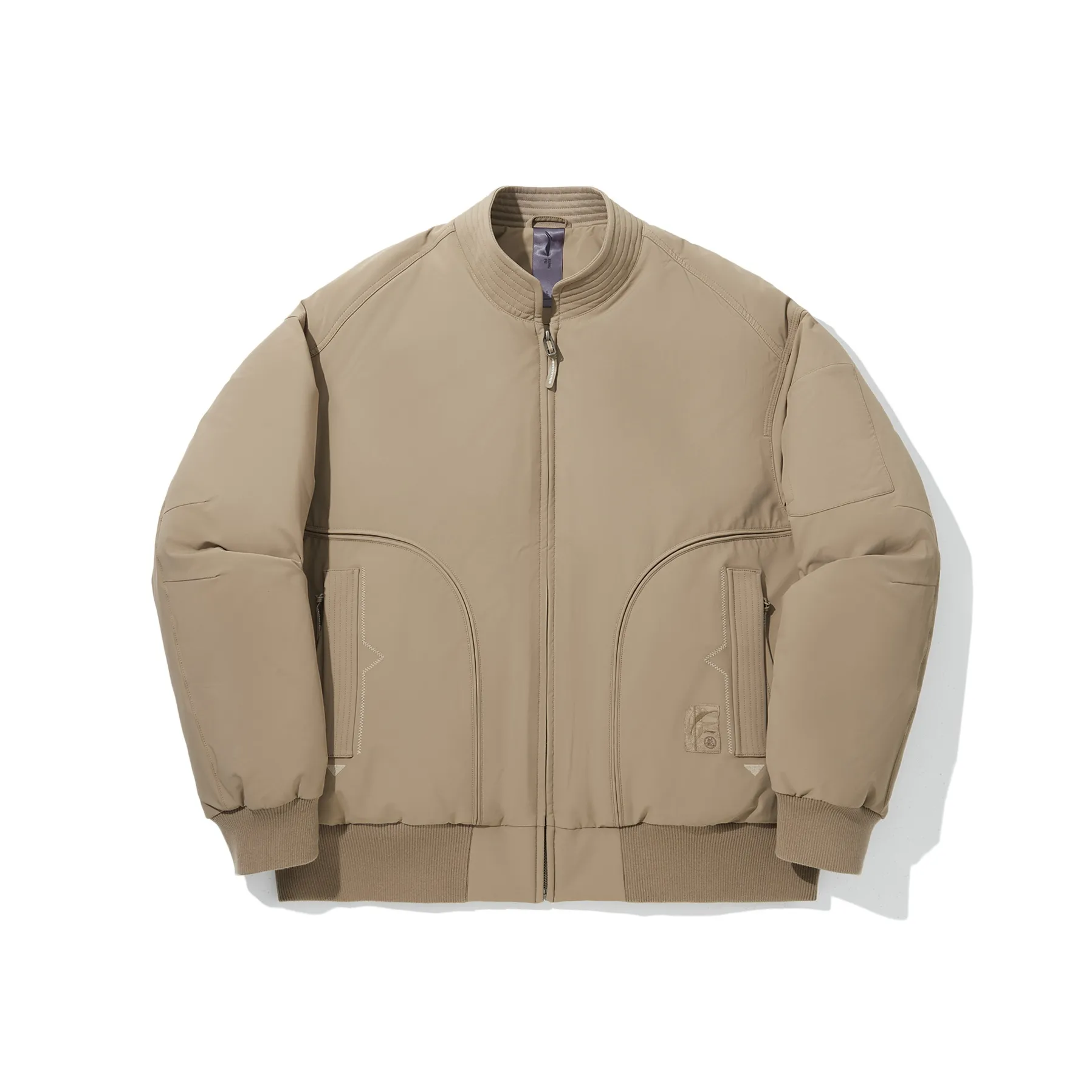 LINING Li Ning x Jackie Chan Co Бренд Kung Fu Series Пуховик Мужской Олень Коричневый