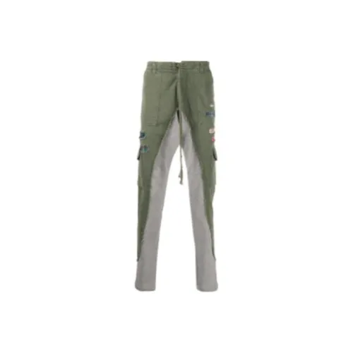 GREG LAUREN Мужские джинсы армейского зеленого цвета
